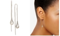 DKNY Gold-Tone Open Teardrop Threader Earrings, Created for Macy's 